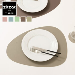 TISECO eBZR WbNUbN gD[S[ vCX}bg Xg[ ziczac TOGO Placemat Stone i `}bg U[ WbNUbN tFCNU[  `}bg v[X}bg PVC