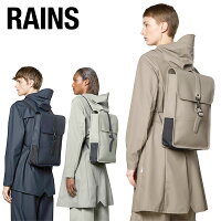 RAINS Backpack Mini レインズ バックパックミニ（撥水リュックサック 防水バッグ 止水ファスナー A4 PC収納 普段使い フォーマル シンプル ミニマル デンマーク 男女兼用 2022年モデル ギフト)
