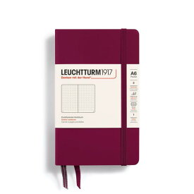 LEUCHTTURM1917/ロイヒトトゥルム Notebooks Pocket (A6) ポートレッド ポケット (A6) ドット 359703