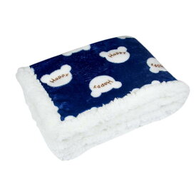 ペット用 ブランケット 毛布 犬猫用 -HIMATI タオル マット 暖かい ふわふわ 防寒 保温 洗える 可愛い柄 四季適用 ベッドカバー