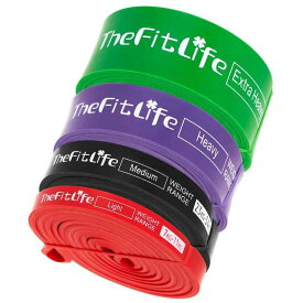 TheFitLife トレーニングチューブ 筋トレチューブ 懸垂チューブ