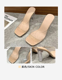 【全品送料無料】サンダル レディース スクエアトゥ シューズ サンダル ルームシューズ 春用 夏用スリッパ ハイヒール レディース 洗える おしゃれ 滑らない 履きやすい 夏用サンダル スポーツサンダル 春夏シューズ サンダル 通気 軽い