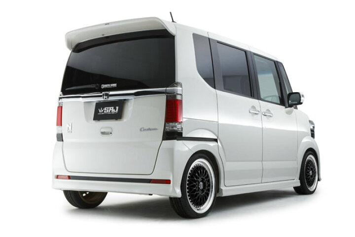 楽天市場】N-BOXカスタム JF1/2専用 SEVENエアロ リアウイング ABS製 