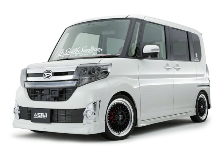 楽天市場】LA600 タントカスタム用 ABS製エアロSEVEN フロントリップ 