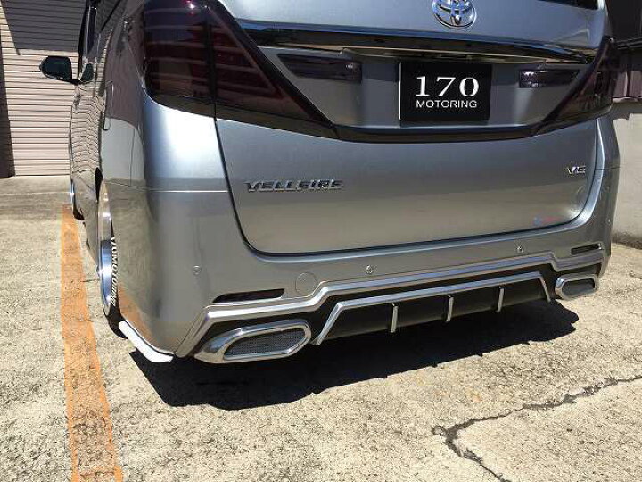 楽天市場】20系ヴェルファイア Zグレード用 リアサイドフラップ 未塗装  