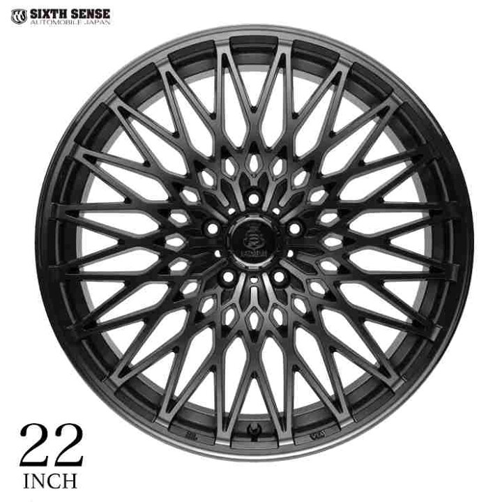 楽天市場】ジュール JM-20 アルミホイール 22インチ ブラック 