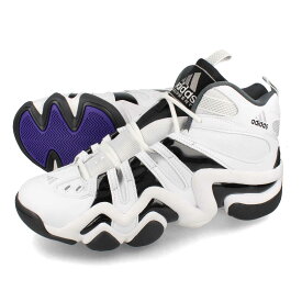 【プライスダウン】 15時迄のご注文で即日発送可 adidas CRAZY 8 アディダス クレイジー 8 メンズ スニーカー ミッドカット FOOTWEAR WHITE/CORE BLACK/COLLEGE PURPLE ホワイト IE7198