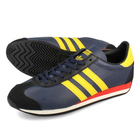 15時迄のご注文で即日発送可 adidas COUNTRY OG アディダス カントリー OG メンズ スニーカー ローカット NIGHT INDIGO/YELLOW/BRIGHT ネイビー ID2958