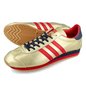 15時迄のご注文で即日発送可 adidas COUNTRY OG アディダス カントリー OG メンズ スニーカー ローカット GOLD METALLIC/BETTER SCARLET レッド IF5860