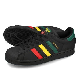 15時迄のご注文で即日発送可 adidas SUPERSTAR アディダス スーパースター メンズ レディース スニーカー ローカット CORE BLACK/YELLOW/COLLEGE GREEN ブラック IH3121