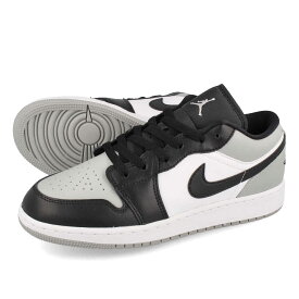 15時迄のご注文で即日発送可 NIKE AIR JORDAN 1 LOW GS 【SHADOW TOE】 ナイキ エア ジョーダン 1 ロー GS LT SMOKE GREY/BLACK/WHITE 553560-052