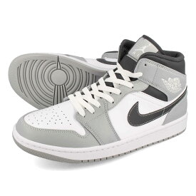 15時迄のご注文で即日発送可 NIKE AIR JORDAN 1 MID ナイキ エア ジョーダン 1 ミッド LIGHT SMOKE GREY/WHITE/ANTHRACITE 554724-078