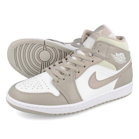 15時迄のご注文で即日発送可 NIKE AIR JORDAN 1 MID ナイキ エア ジョーダン 1 ミッド COLLEGE GREY/LIGHT BONE/WHITE 554724-082