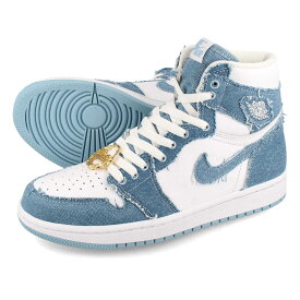 15時迄のご注文で即日発送可 NIKE WMNS AIR JORDAN 1 RETRO HIGH OG 【DENIM】 ナイキ ウィメンズ エア ジョーダン 1 レトロ ハイ OG WHITE/WORN BLUE/METALLIC GOLD dm9036-104