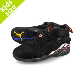 15時迄のご注文で即日発送可 NIKE AIR JORDAN 8 RETRO PS ナイキ エア ジョーダン 8 レトロ PS 子ども スニーカー ミッドカット BLACK/TRUE RED/WHITE ブラック 305369-062