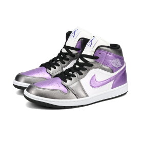 NIKE WMNS AIR JORDAN 1 MID SE ナイキ エア ジョーダン 1 ミッド SE メンズ スニーカー ミッドカット WHITE/BLACK/GRAPE ICE パープル HJ5911-105