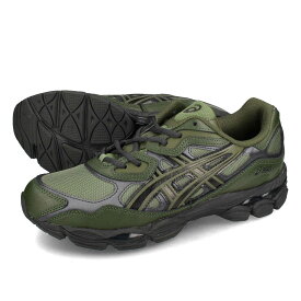 15時迄のご注文で即日発送可 ASICS SPORTSTYLE GEL-NYC アシックス スポーツスタイル ゲル NYC メンズ スニーカー ローカット MOSS/FOREST グリーン 1203a280-300