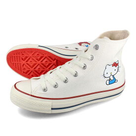 【お買い物マラソンSALE】 15時迄のご注文で即日発送可 CONVERSE ALL STAR (R) HELLO KITTY HI コンバース オールスター (R) ハローキティ ハイ レディース ハイカット WHITE ホワイト 31309450