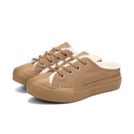 【プライスダウン】 CONVERSE ALL STAR LIGHT PLTS BOA MULE OX コンバース オールスター ライト PLTS ボア ミュール OX レディース スリッポン TOBACCO BROWN ベージュ 31313420