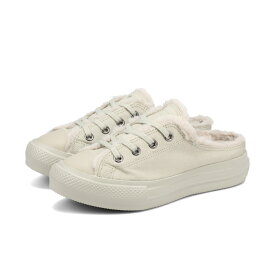 【プライスダウン】 CONVERSE ALL STAR LIGHT PLTS BOA MULE OX コンバース オールスター ライト PLTS ボア ミュール OX レディース スリッポン GREIGE グレー 31313421