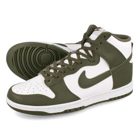 15時迄のご注文で即日発送可 NIKE DUNK HIGH RETRO ナイキ ダンク ハイ レトロ WHITE/CARGO KHAKI dd1399-107