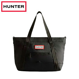 15時迄のご注文で即日発送可 HUNTER NYLON TOPCLIP TOTE MIDI ハンター ナイロン ミディアム トップ クリップ トート バッグ UBS1201KBM-BLK