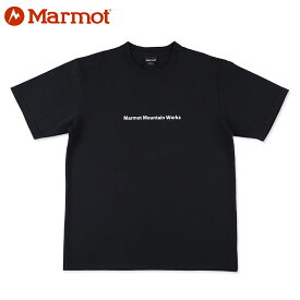 Marmot MMW COLLECTION LOGO-T マーモット MMW コレクション ロゴ Tシャツ メンズ レディース 半袖Tシャツ BLK ブラック TSSMC404-BLK【追跡可能メール便・日時指定不可】