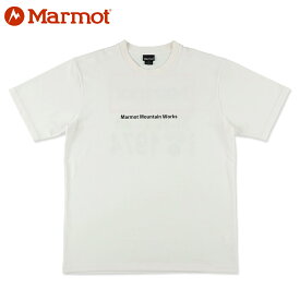 Marmot MMW COLLECTION LOGO-T マーモット MMW コレクション ロゴ Tシャツ メンズ レディース 半袖Tシャツ BWT ホワイト TSSMC404-BWT【追跡可能メール便・日時指定不可】