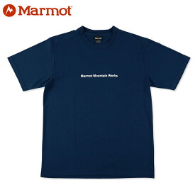 Marmot MMW COLLECTION LOGO-T マーモット MMW コレクション ロゴ Tシャツ メンズ レディース 半袖Tシャツ MOC ネイビー TSSMC404-MOC【追跡可能メール便・日時指定不可】
