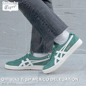15時迄のご注文で即日発送可 Onitsuka Tiger MEXICO DELEGATION オニツカタイガー メキシコ デレゲーション メンズ レディース ローカット PINE GREEN グリーン 1183b954-300