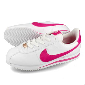 15時迄のご注文で即日発送可 NIKE CORTEZ BASIC SL GS ナイキ コルテッツ ベーシック SL GS レディース ローカット WHITE/PINK PRIME ホワイト ピンク 904764-109