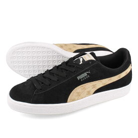 【プライスダウン】 15時迄のご注文で即日発送可 PUMA SUEDE T7 プーマ スウェード T7 メンズ スニーカー ローカット BLACK/LIGHT SAND ブラック ベージュ 388717-02