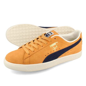 【楽天スーパーSALE】 15時迄のご注文で即日発送可 PUMA CLYDE OG プーマ クライド OG メンズ スニーカー ローカット CLEMENTINE/NAVY イエロー 391962-08