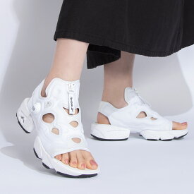 【お買い物マラソンSALE】 15時迄のご注文で即日発送可 Reebok INSTAPUMP FURY SANDAL ZIP リーボック インスタポンプ フューリー サンダル ジップ レディース FTWR WHITE/CORE BLACK/PURE GREY 1 ホワイト h06197