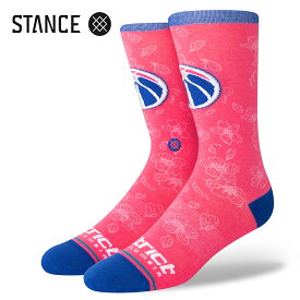 STANCE SOCKS WIZARDS CE 2023 スタンス ソックス ウィザーズ CE 2023 メンズ 靴下 PINK ピンク 【NBA CITY EDITION】 A545D22WAS#PNK 【追跡可能メール便・日時指定不可】