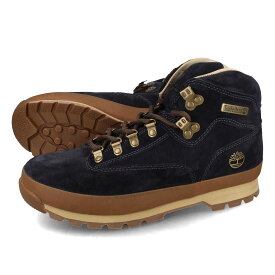 15時迄のご注文で即日発送可 TIMBERLAND EURO HIKER LEATHER ティンバーランド ユーロ ハイカー レザー メンズ ブーツ DARK BLUE SUEDE ブルー A6839