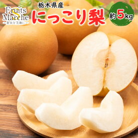 【送料無料】【栃木県産】にっこり梨　約5kg（北海道沖縄別途送料加算）