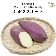 【送料無料】シルクスイート さつまいも 10kg 訳あり 大きさお任せ 1箱 産地厳選 送料無料 （北海道・沖…