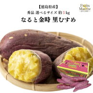 【送料無料】【徳島県産】秀品　なると金時　里むすめ　選べるサイズ　約5kg(北海道沖縄別途送料加算)