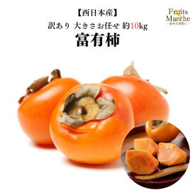 【送料無料！】柿 富有柿 約10kg 訳あり 大きさお任せ 西日本産 送料無料（北海道・沖縄県は別途送料加算）