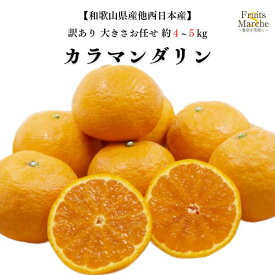 【送料無料】【和歌山県産他西日本産】カラマンダリン　大きさお任せ　約4〜5kg(北海道沖縄別途送料加算)