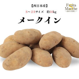 【送料無料】【西日本産】メークイン　S〜2Sサイズ　約10kg(北海道沖縄別途送料加算)