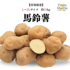 【送料無料】【産地厳選】馬鈴薯　L〜2Lサイズ　約10kg(北海道沖縄離島別途送料加算)
