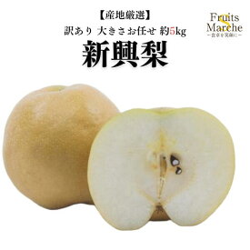 【送料無料】【産地厳選】新興梨（しんこうなし）　大きさおまかせ　約5kg（北海道沖縄別途送料加算）