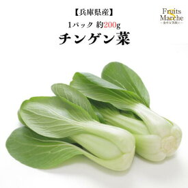 【送料別】【兵庫県産】チンゲン菜　大きさお任せ　1パック　約200g　【野菜詰め合わせセットと同梱で送料無料】