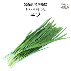 【送料別】【愛知県/岐阜県産】ニラ　1パック 約100g【野菜詰め合わせセットと同梱で送料無料】