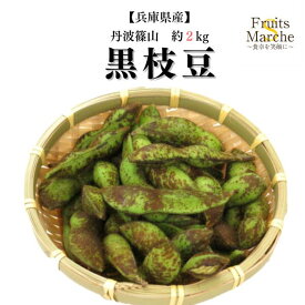 【送料無料！】黒枝豆 枝豆 黒豆枝豆 約2kg えだまめ 丹波篠山 兵庫県産 送料無料 （北海道・沖縄県は別途送料加算）