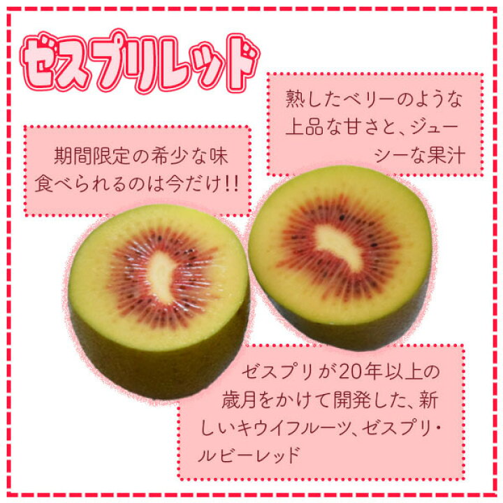 楽天市場 送料無料 ニュージーランド産 ゼスプリレッド キウイフルーツ 約2kg 北海道沖縄別途送料加算 菜s フルーツマルシェ