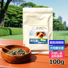 【初回お試しサンプル・送料無料】犬用療法食 消化器の健康サポート（低脂肪） 100g（全犬種用）Dr.宿南のキセキのごはん（旧・ディアメイト）/国産/ルーミート/犬/獣医師開発 ※1世帯1個限り