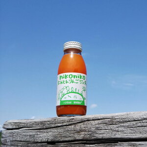 【10月中はP10倍!要エントリー】nikonikoにんじんりんごジュース 12本入(1本200ml)(青森県 南風農園) 人参、りんご、レモン、梅エキスが入ったミックスジュース 産地直送